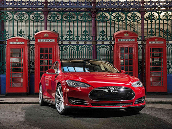 Tesla Model S. Фото Tesla Motors