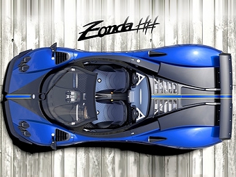 Pagani Zonda HH. Иллюстрация Pagani