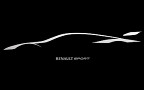 Тизер гоночного автомобиля Renault Sport Trophy. Иллюстрация Renault