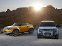 Обновленные Land Rover DC100 и DC100 Sport (слева). Фото Land Rover