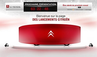 Скриншот сайта c-reveal.citroen.com