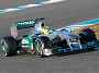 Нико Росберг за рулем болида Mercedes W02 на тестах. Фото Daimler