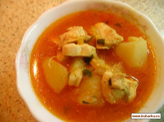 Соус с курицей и картошкой пошаговый рецепт Соус с курицей и картошкой пошаговый рецепт
