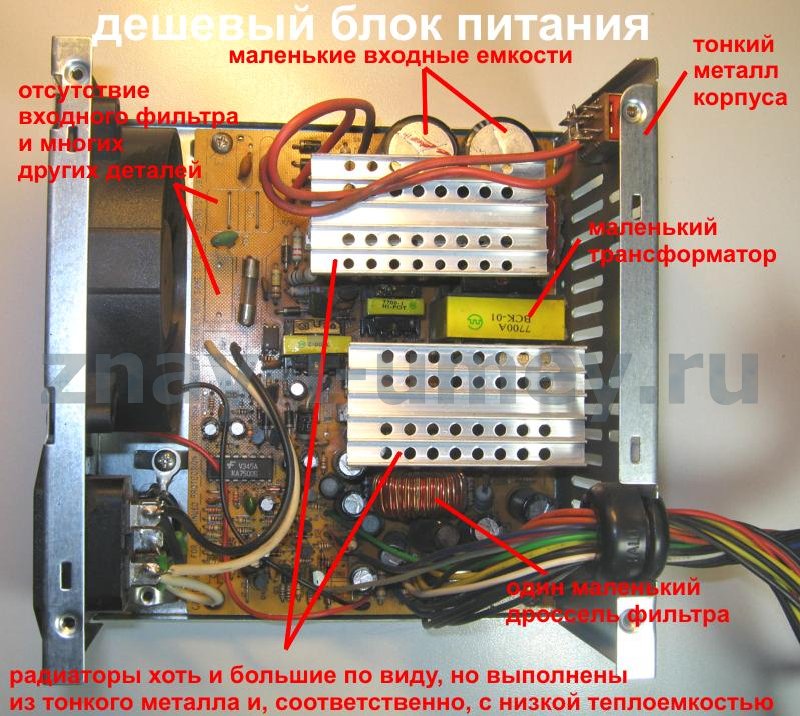 Пошаговая инструкция по ремонту компьютерного блока питания Пошаговая инструкция по ремонту компьютерного блока питания