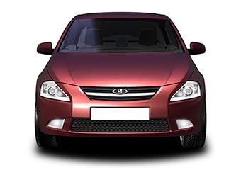 Седан Lada C. Иллюстрация журнала "За Рулем"