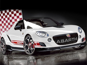 Примерный облик родстера Abarth. Иллюстрация Autoexpress