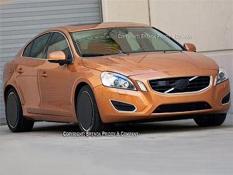 Шпионские фотографии нового Volvo S60. Фото с сайта leftlanenews.com