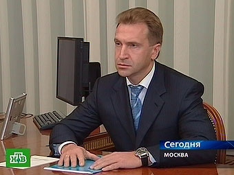 Первый вице-премьер РФ Игорь Шувалов. Кадр канала НТВ