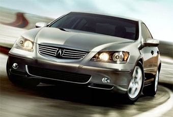Acura RL. Фото Acura