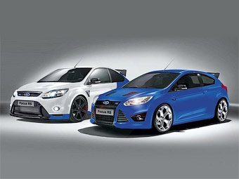 Предполагаемая внешность Ford Focus RS Clubsport (слева) и нового Focus RS. Иллюстрация с сайта autoexpress.co.uk