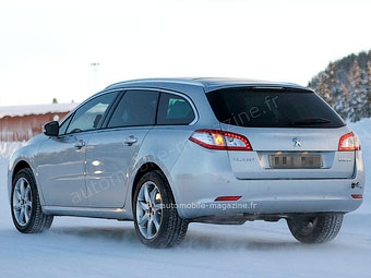 Тестовый экземпляр Peugeot 508 Outdoor. Фото с сайта automobile-magazine.fr