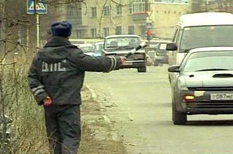 Инспектор ГИБДД. Кадр НТВ, архив