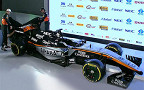 Раскраска Force India VJM09. Скриншот видеотрансляции