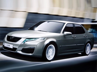 Китайский вариант Saab 9-5. Иллюстрация BAW