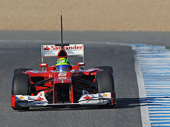 Ferrari F2012 на тестах. Фото Ferrari