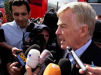Президент FIA Макс Мосли. Фото с сайта www.formula1.com