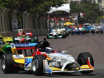 Михаэль Аммермюллер (Германия), гонка A1GP в Дюрбане, 2007/2008. Фото с сайта a1gp.com