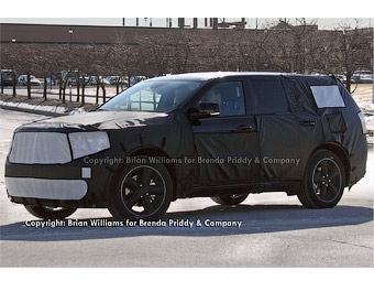 Шпионский снимок Dodge Durango. Фото с сайта insideline.com