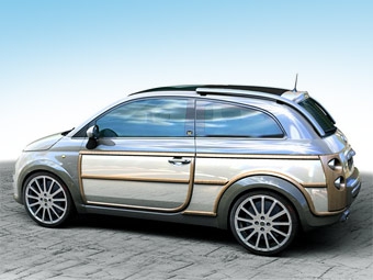 Так будет выглядеть Castagna Cinq на базе Fiat 500. Иллюстрация Top Gear