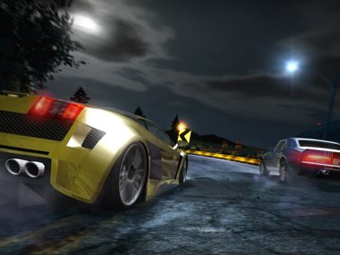 Кадр из компьютерной игры Need For Speed Carbon