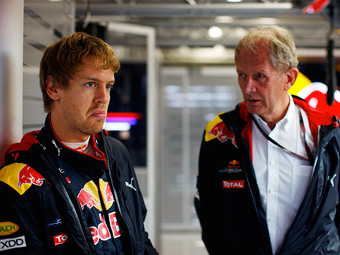 Себастьян Феттель и Хельмут Марко. Фото Red Bull