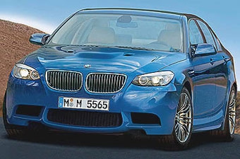 Предполагаемый облик нового BMW M5. Иллюстрация журнала Autocar