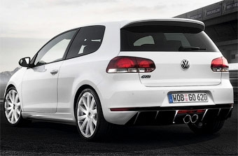 Предполагаемая внешность Volkswagen Golf R20T. Иллюстрация с сайта caranddriver.com