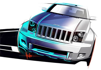 Jeep Trailhawk. Иллюстрация Jeep
