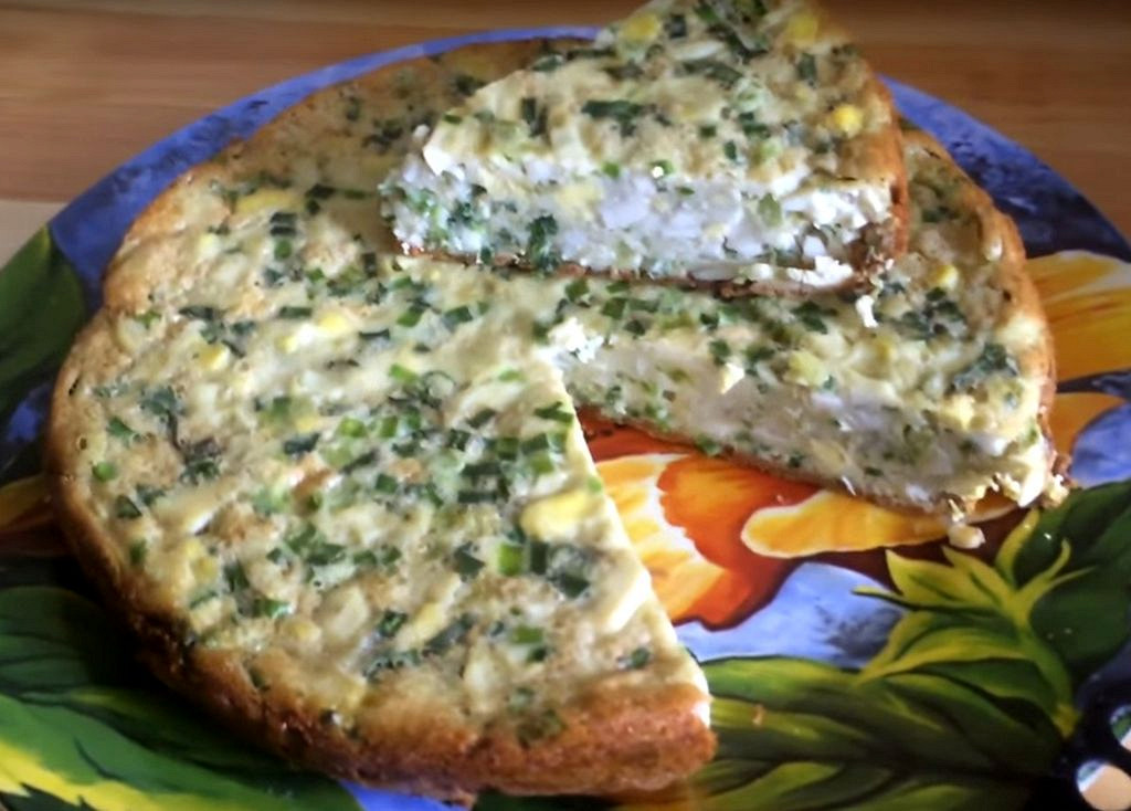 71Пирог с яйцами и зеленым луком рецепт