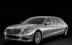 Mercedes-Benz S-Class Pullman нового поколения. Изображения с сайта telegraaf.nl