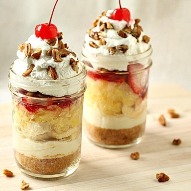 Клюквенно-апельсиновый трайфл (Trifle)