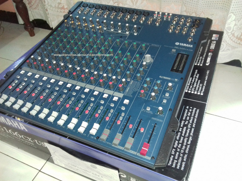 Cara Setting Mixer Yamaha Mg166cx Indonesia