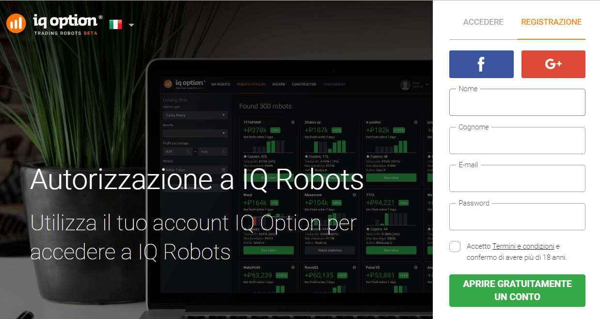 come impostare una opzione binaria di trading