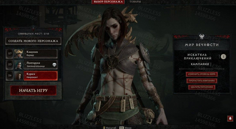 В Diablo 4 могут дать пропустить сюжетную кампанию