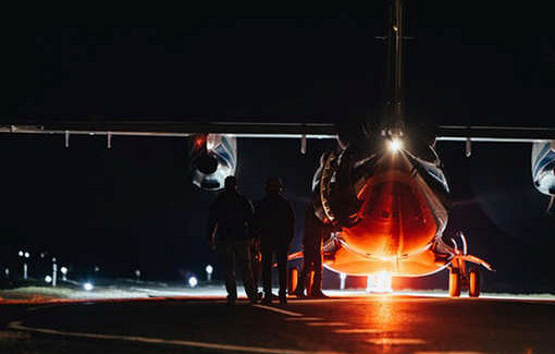 Самолет сил специальных операций США приземлился на шоссе в Латвии