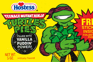 Обертка легендарного ванильного пирожка Teenage Mutant Ninja Turtle Pudding Pie