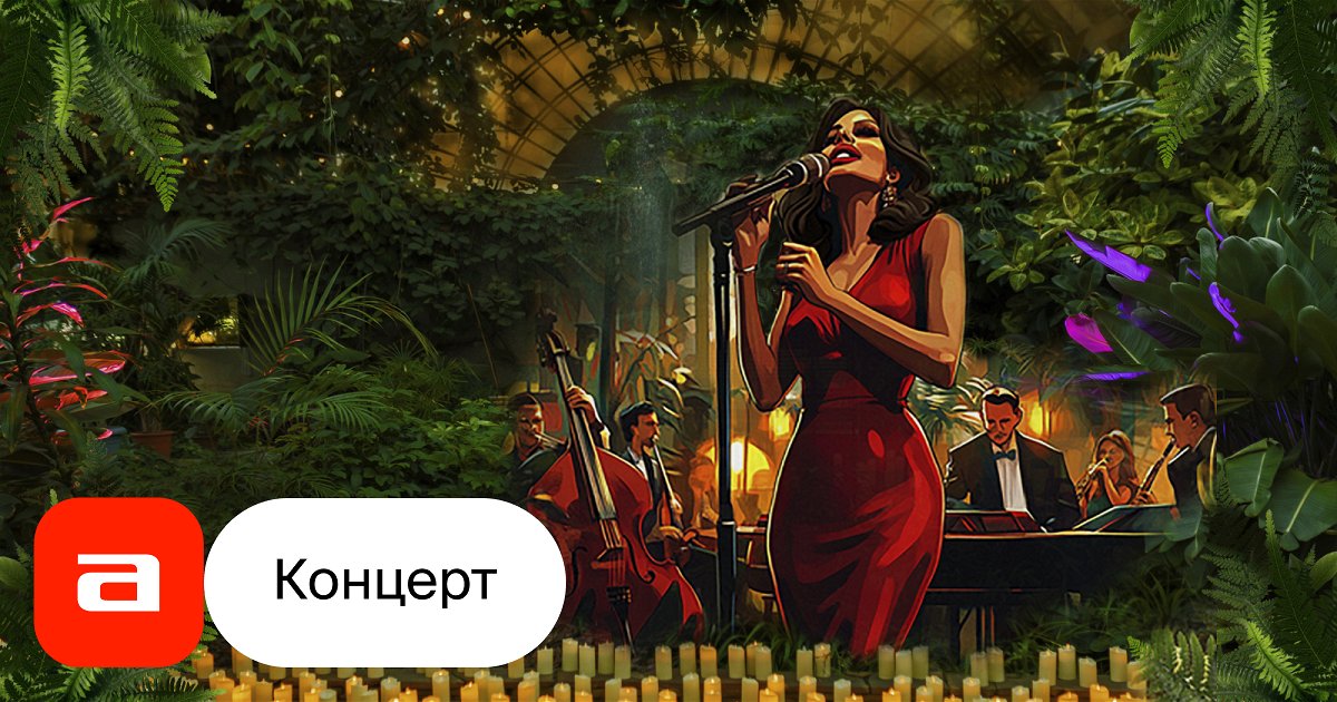 Магия свечей. Джаз и хиты Сан Ремо в Оранжерее - купить билет на ...