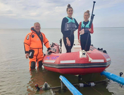 В Зеленоградске из моря спасли двух девушек на SUP-бордах