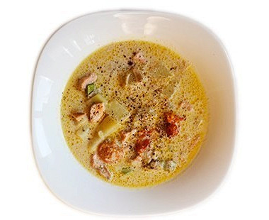 Рецепт Лапландский сливочный суп с лососем