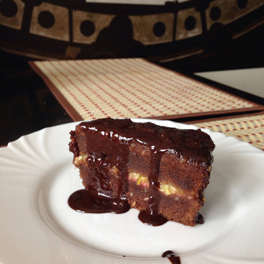 Рецепт Постный торт с шоколадной помадкой