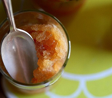 Рецепт Пряная яблочная гранита с бурбоном