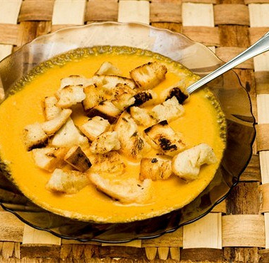 Рецепт Суп-пюре из моркови с рисом