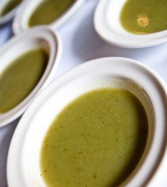 Рецепт Зеленый крем-суп из водяного кресса с оливковым маслом