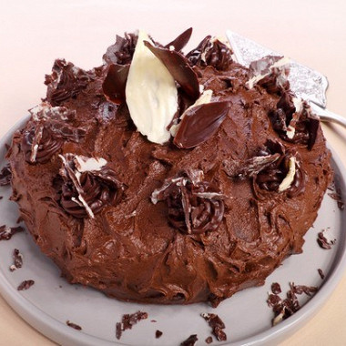 Рецепт Шоколадный торт с малиной и трюфелями