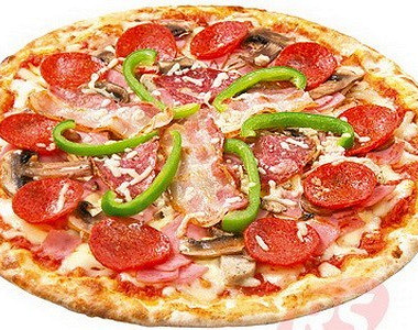 Рецепт Пицца со сладким перцем и ветчиной