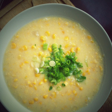 Рецепт Молочный кукурузный суп с картофелем