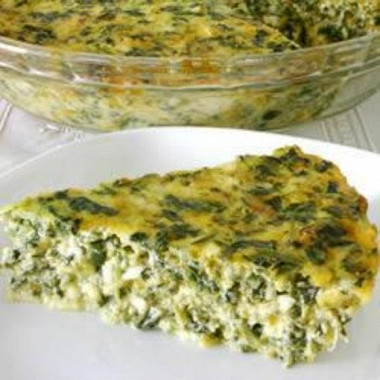 Рецепт Творожная запеканка с сыром и зеленью