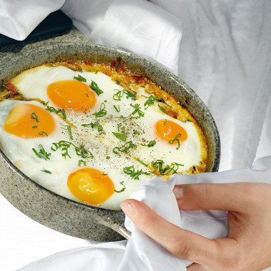 Рецепт Запеченные яйца в восточном стиле