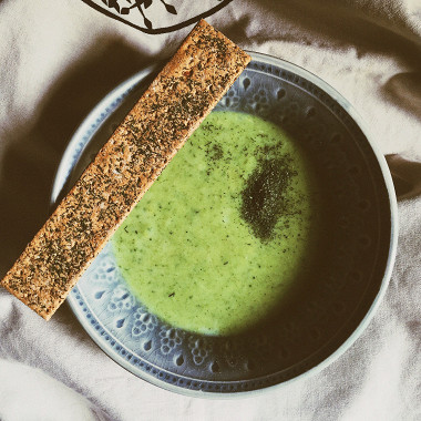 Рецепт Крем-суп из брокколи и стручковой фасоли