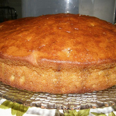 Рецепт Сладкий пирог с орехами и клюквой